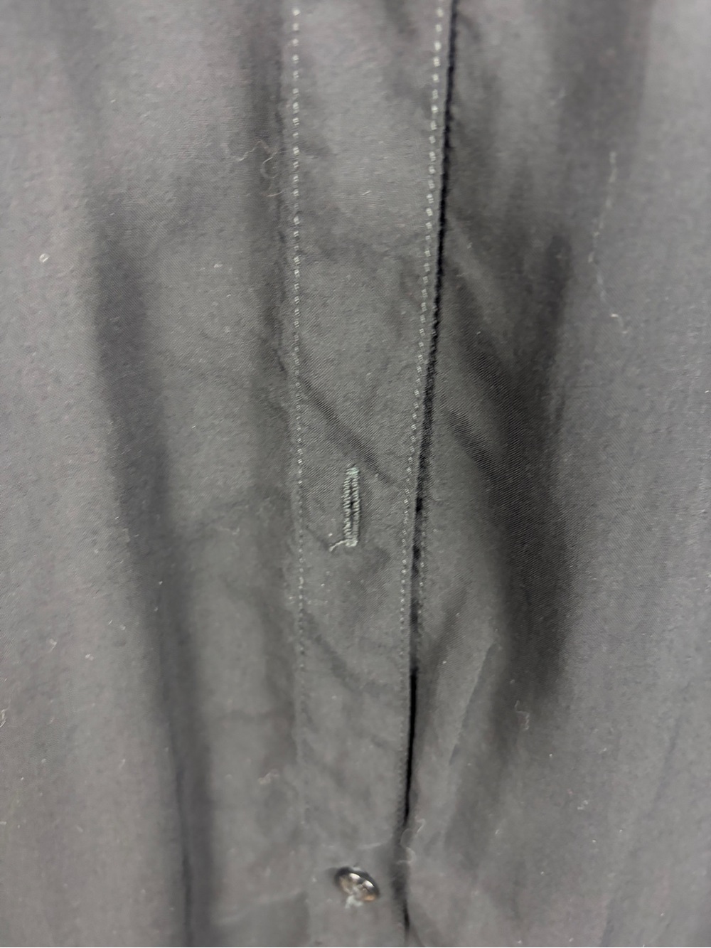 Lauren Ralph Lauren Black Oversized Batwing Dolman Shirt L/XL FLAW - Picture 10 of 16